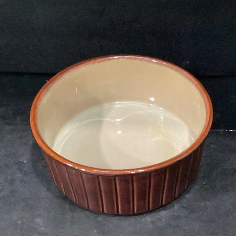 Sango Nova Brown Casserole Dish #4933, No Lid, Oven‎ Proof Ceramic Bakeware